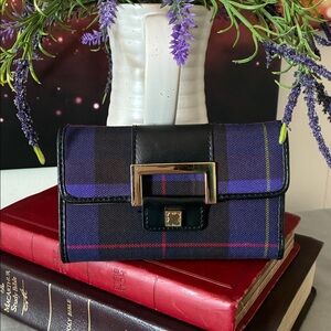 Liz Claiborne Plaid Wallet